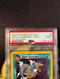 2000 Pokemon Rocket Dark Gyarados Holo 1st Edition PSA 9 8/82 TCG - Image 4