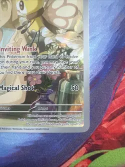 Pokemon TCG Lillie's Ribombee Illustration Rare Card 164/159 Journey Together - Image 4