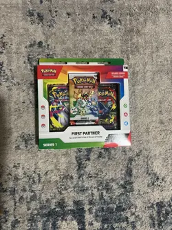 Pokemon Mega Evolution First Partner Illustration Collection Box - Image 1
