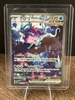 Pokemon TCG: S&V Temporal Forces - Walking Wake ex SIR 205/162 - NM+ - Image 1
