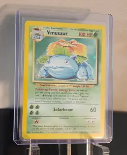 Pokemon Venusaur Holo 15/102 Base Set Rare Unlimited WOTC LP+ NM- Holographic - Image 3