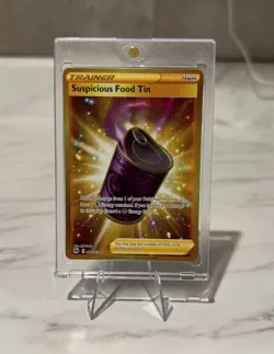 Pokemon TCG Suspicious Food Tin 80/73 Champions Path Secret Rare Holo Full Art - Image 1