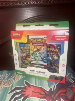 Pokemon First Partner Pack Series 1 Illustration Collection Promo Box - Image 1