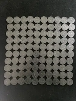 2025 Pokemon TCG S-Chinese 151C Coin Yellow Pikachu Dewgong Koffing Lot*100 YX89 - Image 2