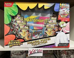 Pokemon Mega Evolution Ascended Heroes Premium Poster Collection Gardevoir Box - Image 1