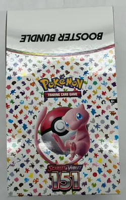 Lot of (10) Pokemon TCG 151 MEW EN Booster Bundles SEALED w/Display - Image 3
