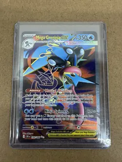 Mega Greninja Ex Full Art 100/086 English Pokemon - Chaos Rising **In Hand** - Image 2