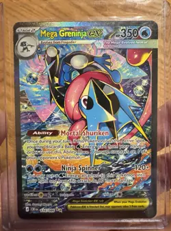 Mega Greninja ex SIR 116/086 - Chaos Rising Pokemon TCG - Image 1