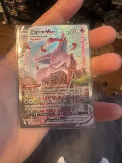 Pokemon Espeon VMAX Alternate Art Secret Rare Holo 270/264 Fusion Strike - Image 1