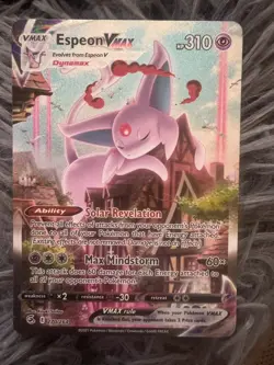 Pokemon Espeon VMAX Alternate Art Secret Rare Holo 270/264 Fusion Strike - Image 2