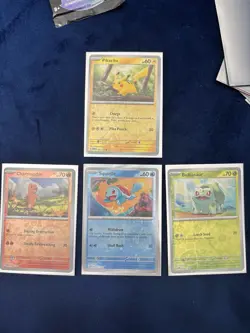 Pokemon Scarlet and Violet 151 Set 4 Starters Pack Fresh! - Image 1