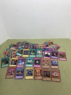 Yu-Gi-Oh vintage Card Lot, Red Eyes Black Dragon, Dark Magician, etc - Image 1