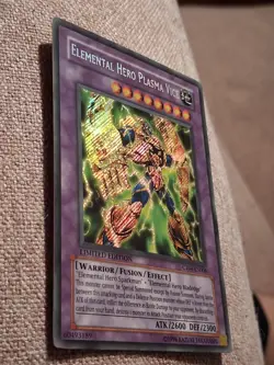 Yu-Gi-Oh Elemental Hero Plasma Vice CT04 Secret Rare LP/MP - Image 3