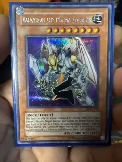 Yu-Gi-Oh Valkyrion the Magna Warrior SDD-001 Parallel Secret Rare HP - Image 2