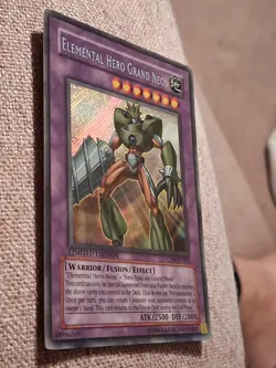 Yu-Gi-Oh Elemental Hero Grand Neos CT04 Secret Rare MP - Image 3