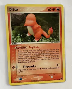 Pokemon TCG Ditto EX Delta Species Card 61/113 Common 2005 NM Yuka Morii - Image 1
