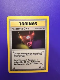 RESISTANCE GYM STADIUM CARD 109/132 GYM CHALLENGE NON-HOLO POKEMON TCG - Image 1