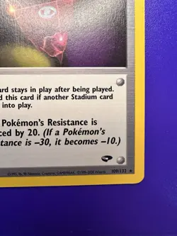 RESISTANCE GYM STADIUM CARD 109/132 GYM CHALLENGE NON-HOLO POKEMON TCG - Image 5