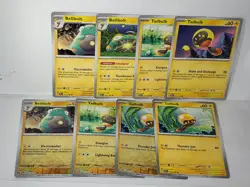 Tadbulb & Bellibolt 8 Card Lot Pokemon TCG Various Sets - Image 1