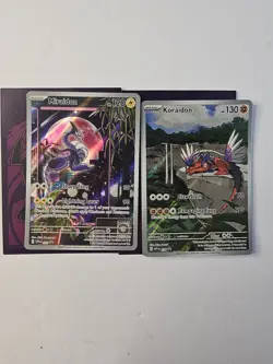 Koraidon 013 & Miraidon 014 SET SVP Black Star Promo Pokemon Card TCG - Image 1