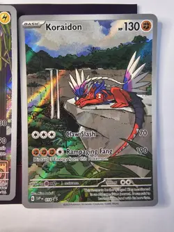 Koraidon 013 & Miraidon 014 SET SVP Black Star Promo Pokemon Card TCG - Image 3