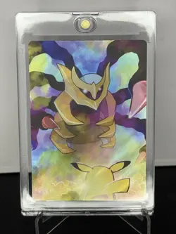 Giratina & Pikachu pokemon TCG Custom Card Fan Display 1/1 - Image 1