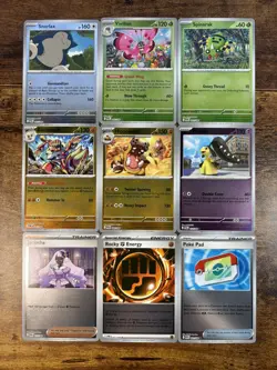 Lot of 9 Pokemon Holo Cards Mega Phantasmal Flames/Ascended Heros – Bundle Mint - Image 1