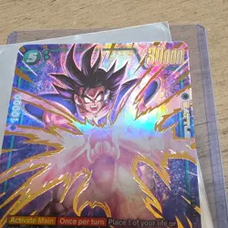 Bandai Dragon Ball Super Card Game FB08-059 Battle Holo SR Turles Lot One Piece - Image 3