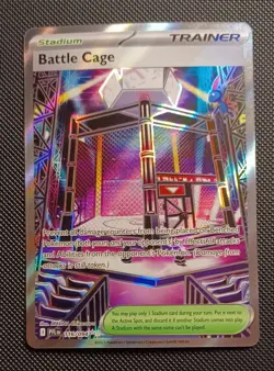 Pokemon TCG Battle Cage 116/094 Phantasmal Flames Trainer Ultra Rare NM Card - Image 1