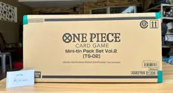 ONE PIECE CARD GAME Mini Tin Vol.2 TS-02 JAPANESE - CASE - [8 Boxes x 12 Tins] - Image 3
