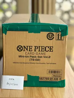 ONE PIECE CARD GAME Mini Tin Vol.2 TS-02 JAPANESE - CASE - [8 Boxes x 12 Tins] - Image 5