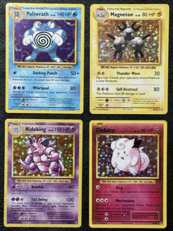 Lot of 4 Holo Rare Cards - Pokemon TCG: XY Evolutions - LP to MP - Image 1