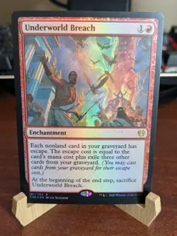 MTG: Underworld Breach FOIL #161, NM Theros Beyond Death Chase Enchantment Card! - Image 1