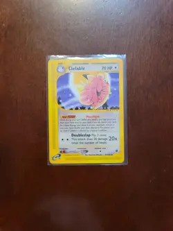 Clefable 041/165 Expedition Base Set Rare Regular Black Star Pokemon TCG Card NM - Image 1
