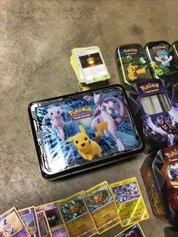 HUGE Lot Of Pokemon Cards W/ Holographs/ Tins: GX Tag Team, Evolutions, Etc Used - Image 3