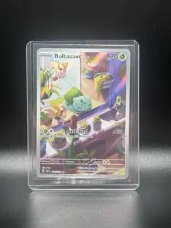 Pokemon TCG Bulbasaur Holo Card Stellar Crown Illustration, Rare, 143/142 NM - Image 1