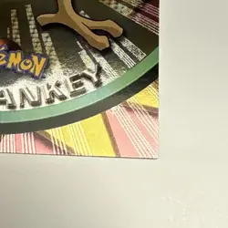 Mankey Pokemon Card Foil Topps #56 TV Animation Edition Black Logo - Image 5