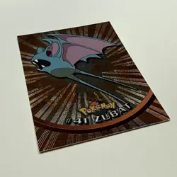 Pokemon Card - Zubat - #41 - Topps Black Label Holo Foil LP - Image 2