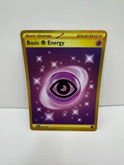 Pokemon Scarlet & Violet Psychic Energy Gold Secret Rare Card 207/165 Holo TCG - Image 1