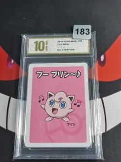 Jigglypuff Pristine 2019 Old Maid Pokemon Playing Cards -Pyxis gold 10 - Image 1