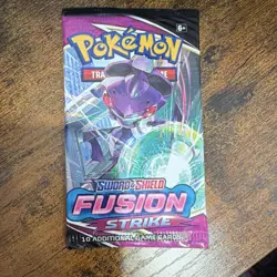 Pokemon Sword & Shield Fusion Strike Booster Pack 10 Cards English Mew - Image 1