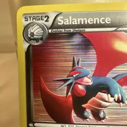 Salamence 8/20 Holo Card Stage 2 140 HP 2012 Pokemon NM - Image 2