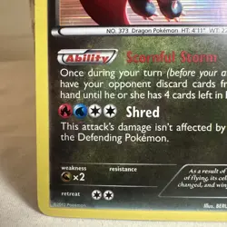Salamence 8/20 Holo Card Stage 2 140 HP 2012 Pokemon NM - Image 5