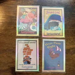 2025 Topps Disneyland 70th Anniversary - Insert Poster Art - Rainbow Foil Cards - Image 1