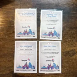 2025 Topps Disneyland 70th Anniversary - Insert Poster Art - Rainbow Foil Cards - Image 2