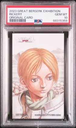 PSA10 2023 THE GREAT BERSERK EXHIBITION LOTTERY ORIGINAL CARD RICKERT - Image 1