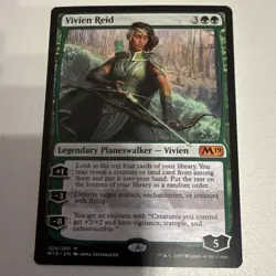 Wizards of the Coast MTG Vivien Reid M19 Mythic 208 Green 5 - Image 2