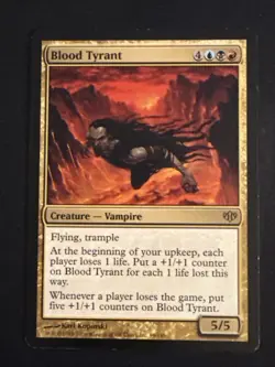 1x Blood Tyrant (99) Conflux LP MTG Magic the Gathering x1 MKE - Image 1