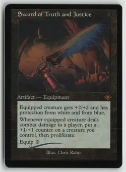 Sword of Truth and Justice (Retro Frame) (Foil Etched) LP Modern Horizons MTG - Image 1