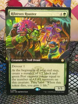 Ribtruss Roaster (Extended Art) - NM - MTG Secrets of Strixhaven SOC #91 Regular - Image 1